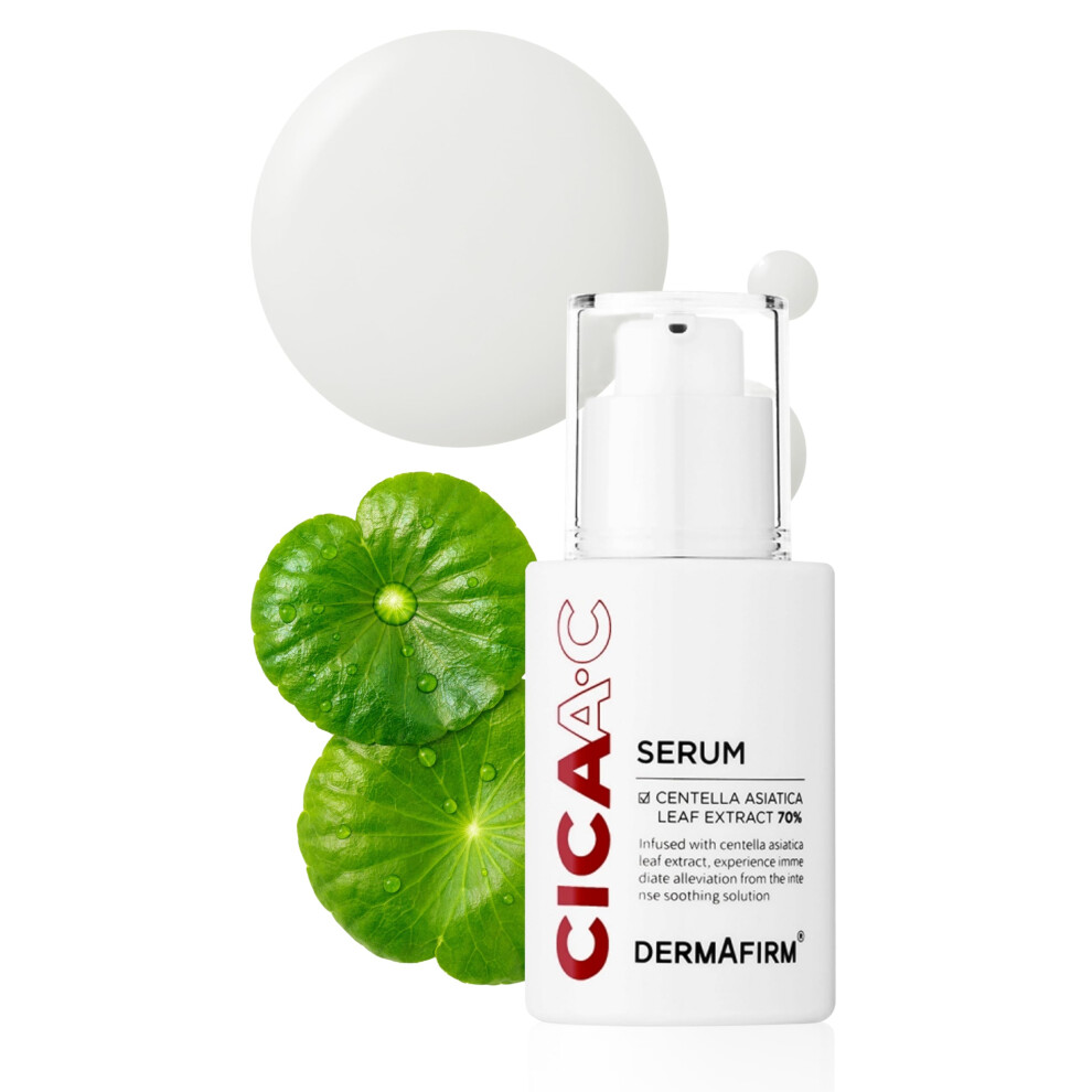 Dermafirm Cica Ac Serum 1.01 Fl Oz | Skin Brightening Serum | Niacinamide Serum For Face | Salicylic Acid Serum | Vitamin B3 Serum For Face | Fer