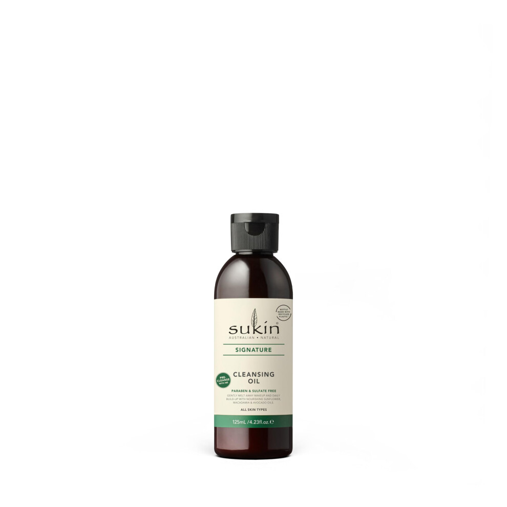 Sukin Signature Cleansing Oil All Skin Types 4.23 Fl Oz (125 Ml)