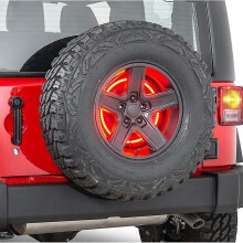 Spare Tire Brake Light Wheel Light 3rd Third Brake Light for Jeep Wrangler 2007-2018 Jk Jku Yj Tj