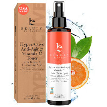 Vitamin C Face Toner - USA Made with Natural & Organic Ingredients  Alcohol-Free Skin Brightening Facial Toner for Sensitive and Aging Skin  Pore