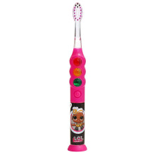 Firefly Ready Go Light Up Timer Toothbrush  L.O.L. Surprise!  Premium Soft Bristles  1 Minute Timer  Less Mess Suction Cup  Battery Included  Eas