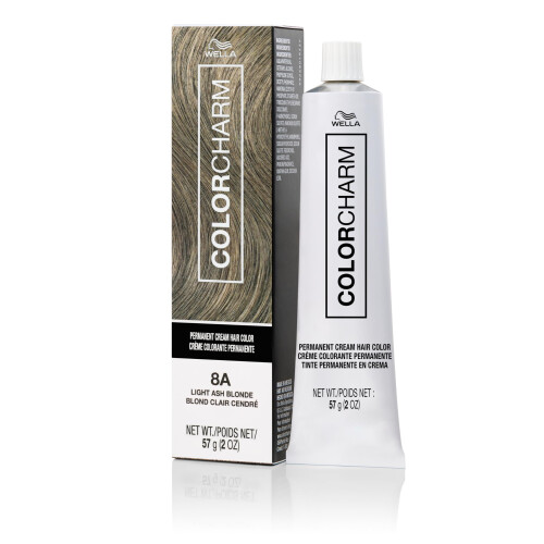 COLORCHARM Permanente Creme-Haarfarbe 8A Helles Aschblond 2 oz.
