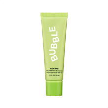 Bubble Skincare Plus One Daily Mineral Face Sunscreen Broad Spectrum SPF 40 - Tinted Sunscreen with Zinc Oxide & Omega 3 Fatty Acids - Hydrating