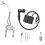 Engine Ignition Coil Stator Coil Spark Plug Kit for 2 Stroke 49cc 50cc 60cc 80cc Motor Bike Bicycle 2