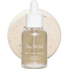 Arencia Rice Mucin Glow Serum Collagen + Hyaluronic Acid & Niacinamide 1.01 fl oz