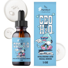 Hyaluronic Acid 100 Facial Skin Care Serum with Vitamin E - Plumping Hydrating Soothing Relieves Redness - Pairs Well with Vitamin C Serum & Mois