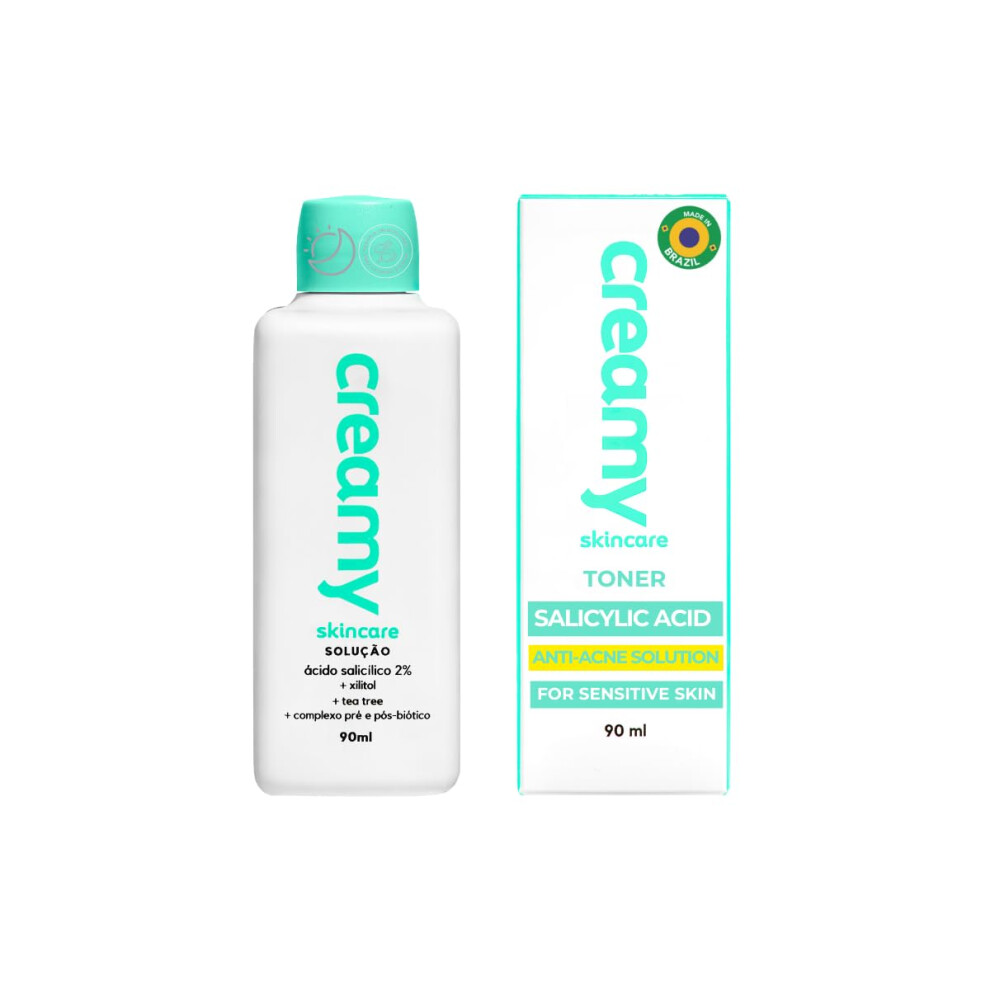 C Creamy Skincare Creamy Salicylic Acid Toner | Anti-Acne Solution For Clear Skin | Effectively Unclogs Pores | Microbiota-Balancing Complex | Formulated For Sensi