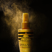 EBIN NEW YORK Egyptische Diamant Haar, Gezicht & Lichaam Glitter Mist - Goud 2.37oz