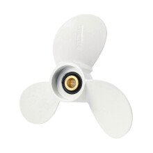 6e0-45941-01-el Aluminum Alloy Outboard Propeller 7 1/2x8- for Mariner 4-6hp 3 Blades 9 Spline Toot