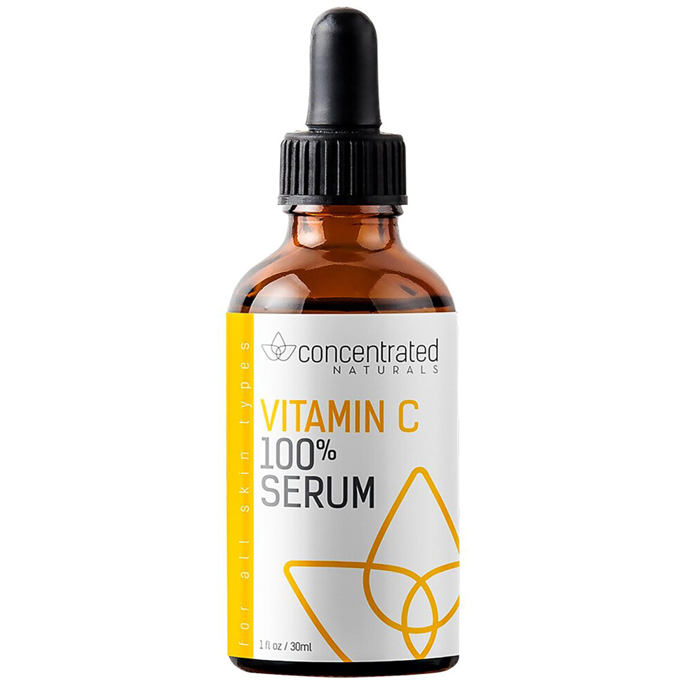 Concentrated Natural Vitamin C Serum For Face | Professional Grade | High Concentrate Formula May Help Smooth Appearance Of Wrinkles Brightens | May Improve Appearan