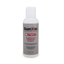 Sun X 30+ SPF oliefri solcremelotion (4 oz. flaske) - fri for parabener oxybenzon og hvide st?bte egenskaber med bredspektret (UVA/UVB) beskyttel