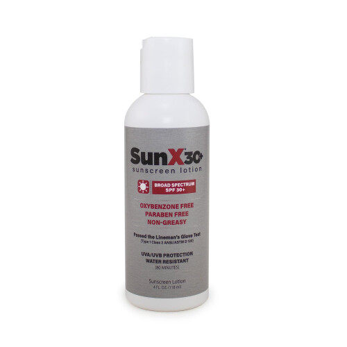 Sun X 30+ SPF Loção Protetora Solar Sem Óleo (120ml) - Sem Parabenos, Oxybenzone & Resíduo Branco