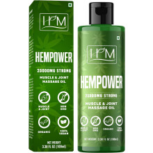 Hempower - Massage Oil for Muscle & Joint Pain - 25000 MG | Ultra-Strength Formula | Soothes Discomfort, Supports Active Lifestyle, Quick-Acting Relie