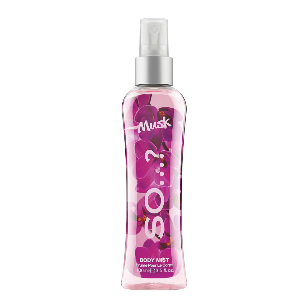So...? So? Musk Body Mist Woody Scent - Perfume For Women With Bergamot Toffee Vanilla Notes - Gifts For Women - Body Spray For Women - 3.5 Oz