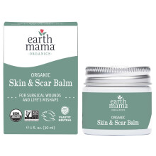 Earth Mama Organic Skin & Scar Balm | C-Section Recovery Herstel Huidverzorging Zwangerschap Strek Mark Litteken Cream met biologische Jojoba Oil