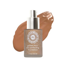 Honeybee Gardens Golden Hour Foundation In Montego Tepl oplen Neutrln pro hlub tny pleti Sveteln zver pro dokonalou plet Vegan 34,5 ml