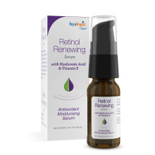 Hyalogic, Retinol Erneuerndes Serum mit Hyaluronsäure & Vitamin E, Duftstofffrei, 0,47 fl oz (13,5 ml)