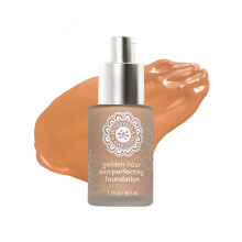 Honeybee Gardens Golden Hour Foundation in Fiji, mittelbraun, neutral, hautperfektionierend, leuchtendes Finish, vegan, 34,5 ml