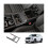 Carbon Fiber Front Console Armrest with Water Cup Holder Left/right Rudder Universal for 2022-2023 5