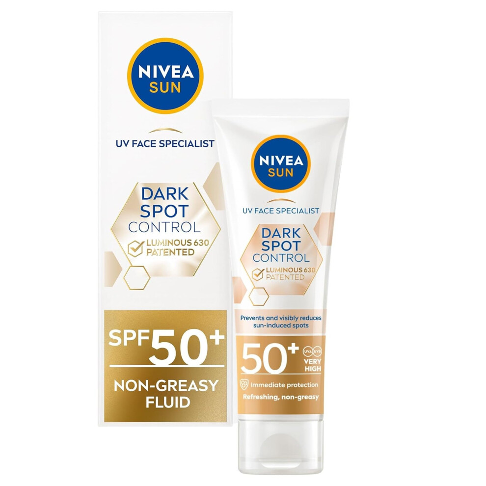 NIVEA Sun UV Facial Specialist Dark Spot Control Cream SPF 50+ Luminous630  40ml  Pack of 1