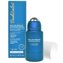 Bushbalm Roller Rescue Ingrown Hair Serum Includes AHA and BHA - Exfoliating Soothing Cooling for Intimate Areas Underarms - Helps With Razor