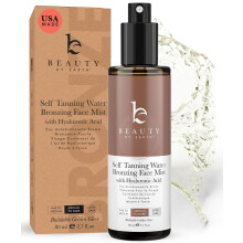 Beauty by Earth Self Tanning Face Mist - Medium to Dark Fake Tan Face Tanning Spray - Sunless Tanning Spray Facial Tanner - Face Tan Spray - Tann