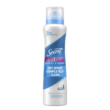 Secret Outlast Dry Spray Antitranspirant Deodorant fr Frauen Schwei- und Geruchsschutz PH-ausgleichende Mineralien Unsichtbarer, sofort trocknender