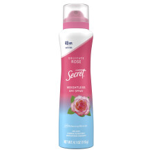 Secret Dry Spray Antitranspirant Deodorant fr Frauen, 48 Stunden schwereloser Schwei- und Geruchsschutz, sanft zur Haut, Duft nach Wildrose und Arg