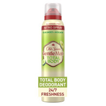 Old Spice Deodorante Corpo Completo per Uomini, Cucumber + Avocado, Spray Senza Alluminio