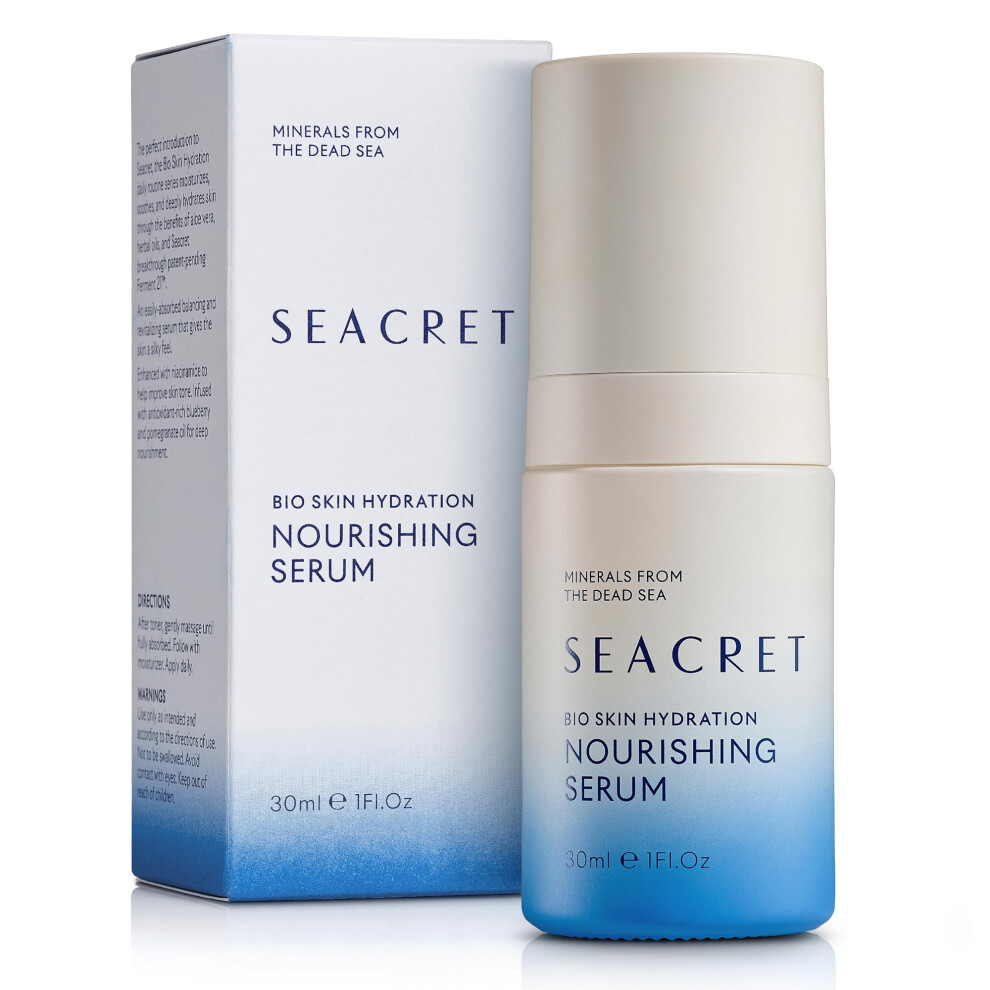 Seacret Bio Skin Hydration Nourishing Serum | Hyaluronic Acid Serum For Face With Niacinamide & Antioxidants | Hydrating Serum For Face For All S