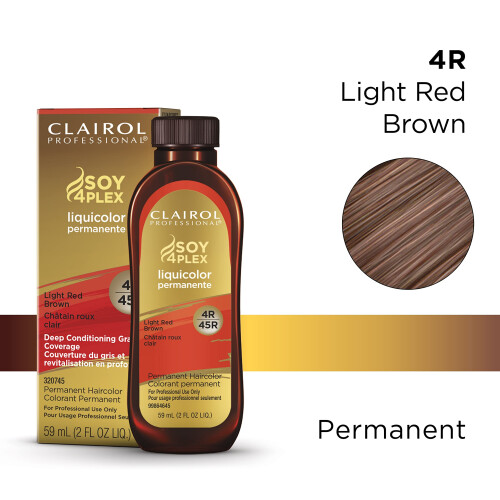 Clairol Clairol Professional Permanent Liquicolor til mrk hrfarve 4r Lyserdbrun 2 oz 1