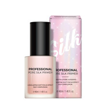 PS.PRETTYSKIN Professional Pore Silk Makeup Primer til ansigt 40ml /1.40fl.oz. Langtidsholdbar ikke-klbende for porer Fine rynker Dk titandioxi