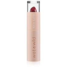wet n wild Mega Last Rich Satnov barva na rty Bohat krmov barva se satnovm povrchem obohacen o vitamn E a hydratacn arganov olej Lehk, he