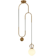 Chandeliers,Nordic Light,Led Modern Hangiwire Adjustable Ball Single Head Wrought Iron Hangingp Liviroom Bedroom Decolighting