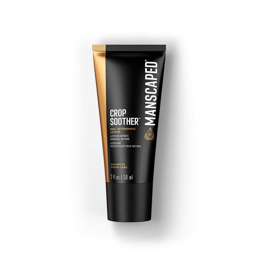 Manscaped Crop Soother Groin Grooming Aftershave Lotion - Infused With Aloe Colloidal Oats Shea Cocoa Seed Butter Safflower Oil For Soothing