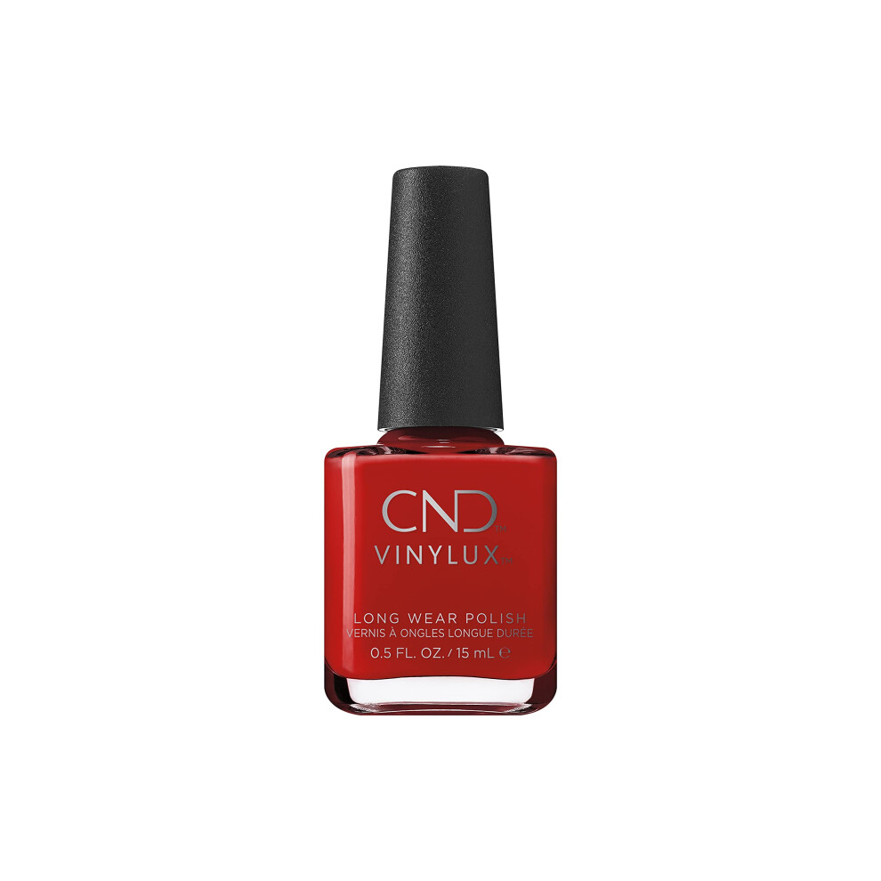 CND Vinylux Longwear Red Nail Polish  Gel-like Shine & Chip Resistant Color  0.5 Fl Oz