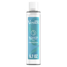 Gillette Venus fr Gesichtshaar- und Hautpflege, Reinigungsgrundierung fr Dermaplane Prep, 6,7 Unzen, Verwendung vor dem Augenbrauenrasierer, Dermap