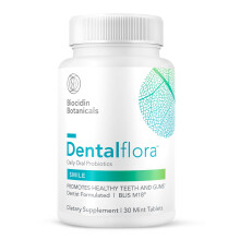 Ricerca bio -botanica Dentalflora Probiotico orale - Supporta il microbioma orale e la cura dei denti - aiuta a ridurre la formazione di placca denta