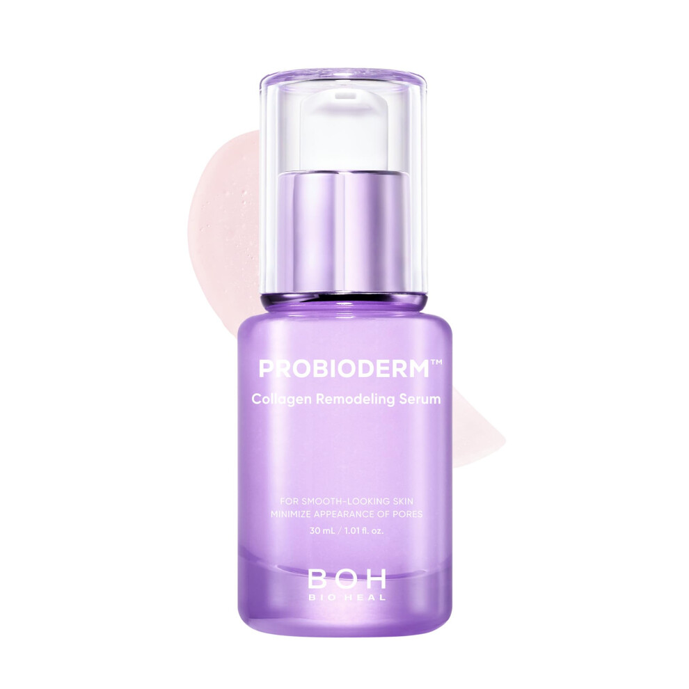 Bioheal Boh Probioderm Collagen Remodeling Serum 1.01 Fl Oz (30 Ml) | Skin Firming Serum With Collagen & 12 Peptides For Pore Tightening & Smooth
