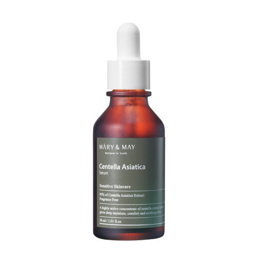 Mary & May, Centella Asiatica Serum, Duftstofffrei, 1,01 fl oz (30 ml)