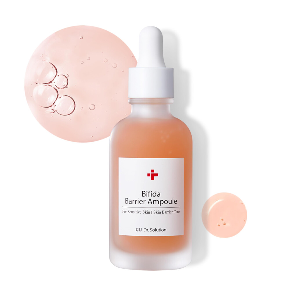 Cu Dr. Solution Bifida Barrier Ampoule Mild And Moisturizing Korean Skin Care Face Serum Ampoule With Ceramide Np And Hyaluronic Acid For Hydrat