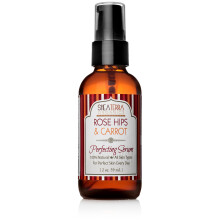 Shea Terra Udoskonalajace serum z dzika rza i marchewka | Bogaty w skladniki odzywcze, calkowicie naturalny i organiczny olej z przeciwstarzeniowa w