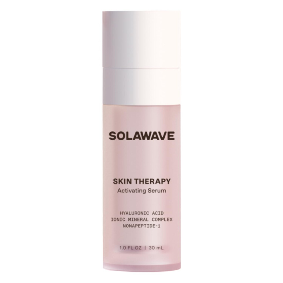 Solawave Wand Skin Therapy Activating Serum | Hyaluronic Acid And Peptides | Enhance Skincare Device Results | Hydrating Microcurrent Galvanic Cu