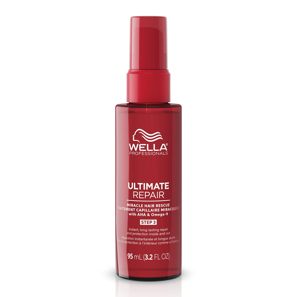Wella Professionals ULTIMATE REPAIR Miracle Hair Rescue  Luxury Leave-In Hair Repair Treatment for Damaged Hair  3.2 oz