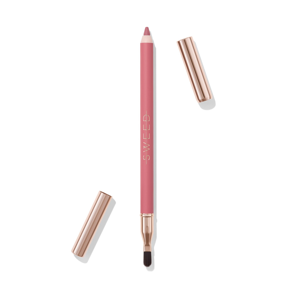 Sweed - Lip Liner Pencil | Color-Rich Smudge + Feathering-Free | Jojoba Seed Oil To Moisturize + Nourish | Vegan Cruelty-Free Clean Beauty (Dr