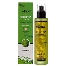 Hebepe Green Tea Matcha kasvovesi ruusun terälehdellä virkistävä ja rauhoittava kasvovesi ruusuöljyllä Aloe Vera 120 ml