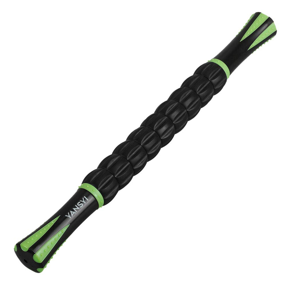 Yansyi Muscle Roller Stick For Athletes - Body Massage Roller Stick - Release Myofascial Trigger Points Reduce Muscle Soreness Tightness Leg Cram