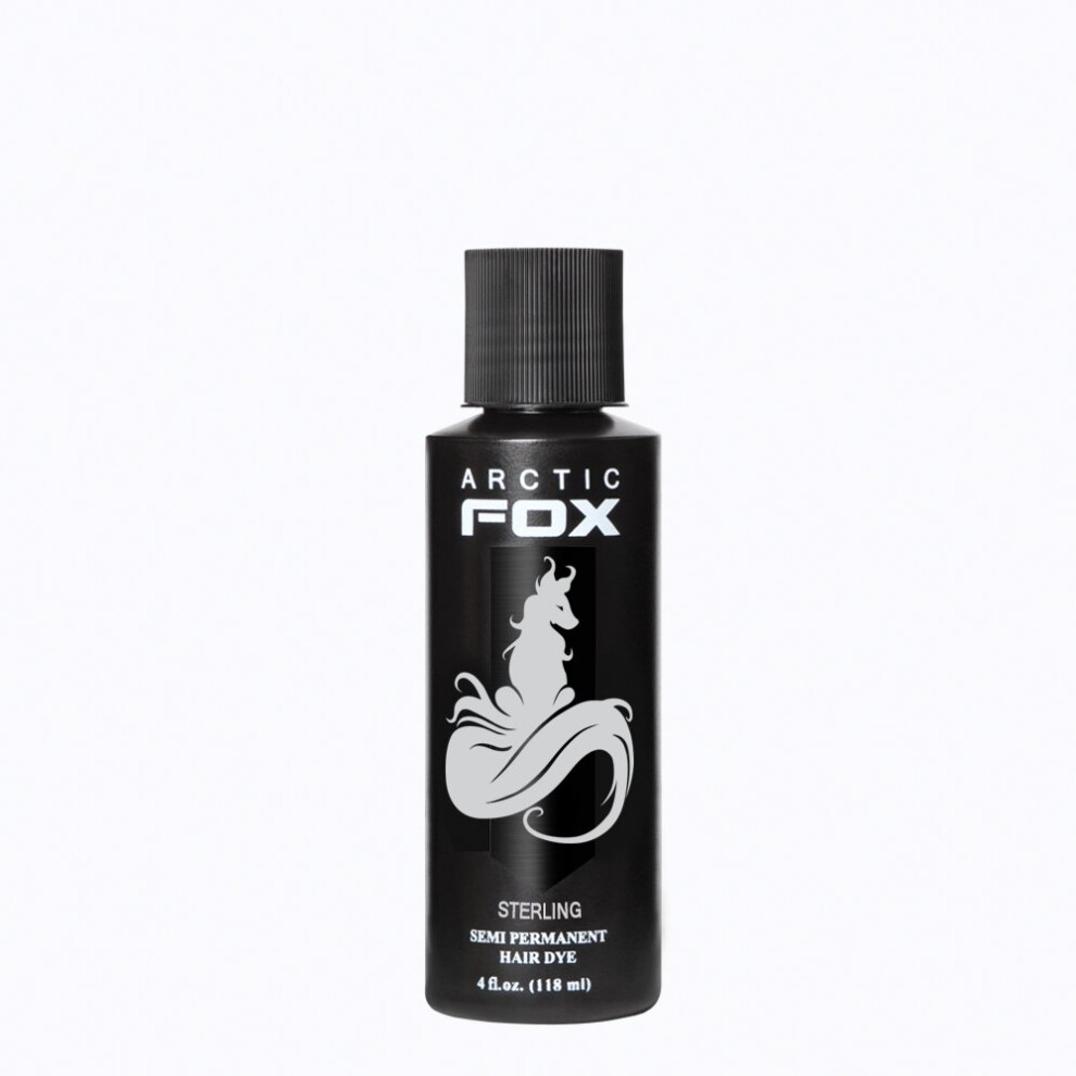 Arctic Fox Vegan And Cruelty-Free Semi-Permanent Hair Color Dye (4 Fl Oz Sterling)