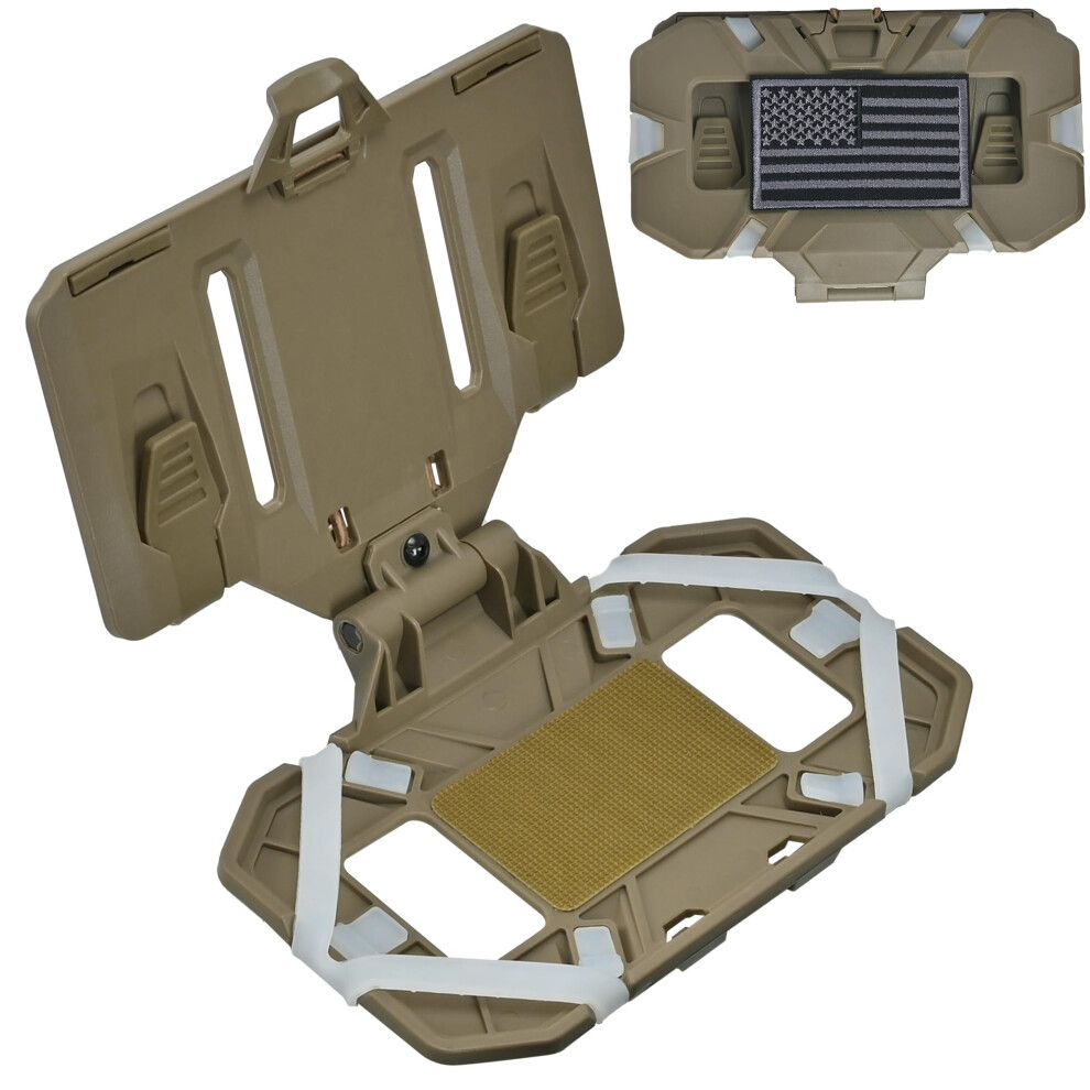 Tactical Plate Carrier Phone Mount, Universal Molle Phone Holder,Tactical Phone Holder Foldable Navigation Board For Tactical Vest Attachments 820064754332