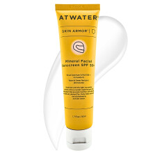 ATWATER Tglicher mineralischer Gesichts-Sonnenschutz fr Mnner und Frauen, LSF 50+, ultraleichter All-in-One-Sonnenschutz, Feuchtigkeitscreme und S